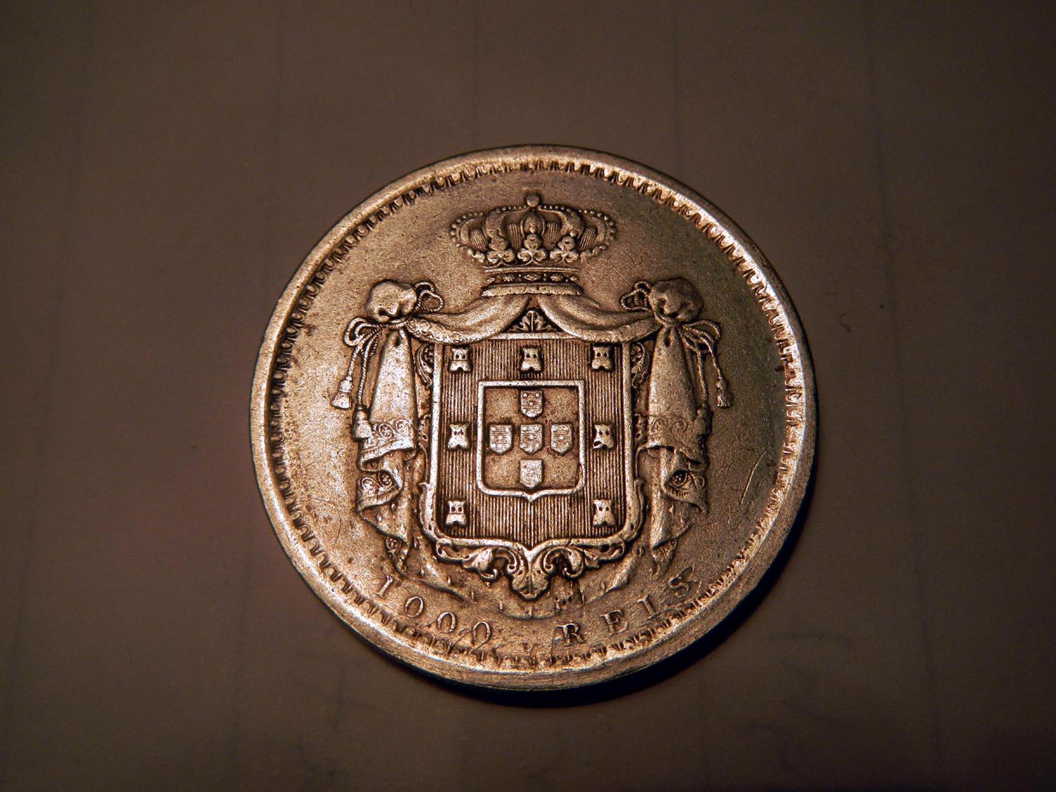 Portugal-1000-Reis-1845